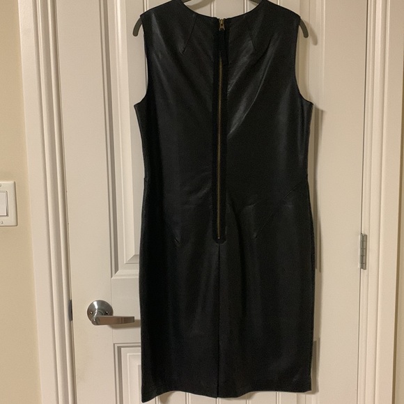 Leather shift dress , worn once only. - Picture 4 of 5